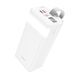 Power bank 50 000 mah Hoco J86A 2,5 W PD/QC 3.0 фонарик, дисплей 2USB/Type-C white 00181 фото 2