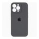 Silicone case Full camera iPhone 14 dark grey 41256 фото