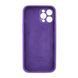 Silicone case Full camera iPhone 15 Pro Max purple 43521 фото 2