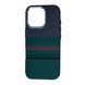 Накладка iPhone 16 with MagSafe Fibra Carbonite green-orange 45710 фото 1