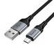 USB Cable Hoco Micro usb X121 1.5 m black 46813 фото 2