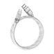 USB Cable Hoco Type-C U113 100W/6A 1m silver 32763 фото 1