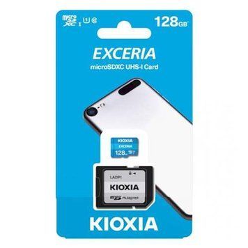 MicroSD 128GB Kioxia Exceria UHS-1 Class 10 + SD adapter 27959 фото