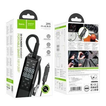Автомобільний компресор Hoco ZP5 black 00045 фото