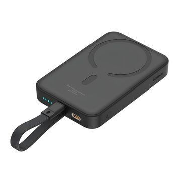 Power Bank10 000 mah Baseus Magnetic Mini Edition 20Wwirelles quick charging black 00711 фото