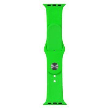 Ремінець Apple watch 38/40/41/SE silicone green 26981 фото