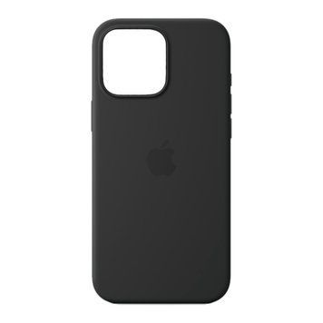 Silicone case iPhone 16 Pro with MagSafe black 40773 фото