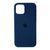 Silicone case Full iPhone 12/12 Pro deep navy 00566 фото