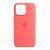 Silicone case iPhone 15 Pro with MagSafe guava 34563 фото