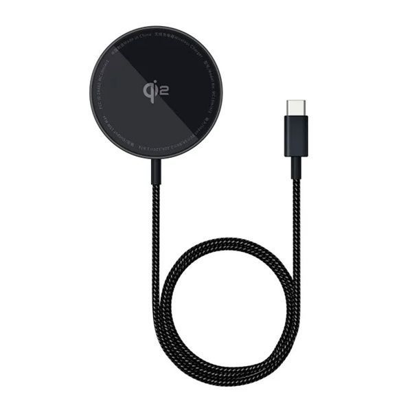 Бездротова зарядка Baseus Simple Mini4 Air Magnetic Qi2 15W black 45561 фото
