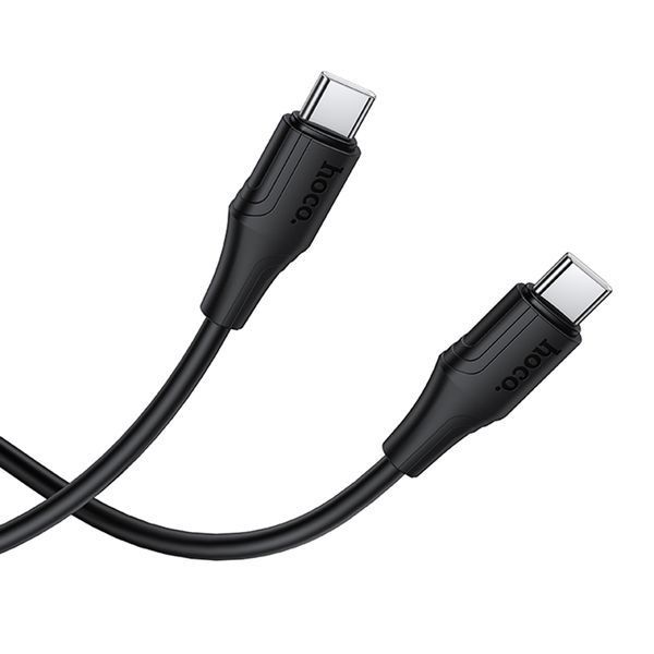Cable Hoco Type-C to Type-C X124 60W/3A 1m black 44122 фото