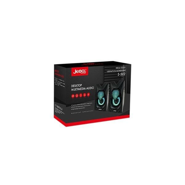 Колонка для комп'ютера Jedel S-502 RGB black 42856 фото