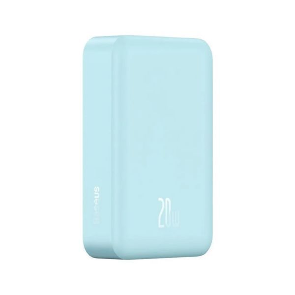 Power bank 20 000 mah Baseus Magnetic Mini Wireless Fast Charge 20W Blue 00182 фото