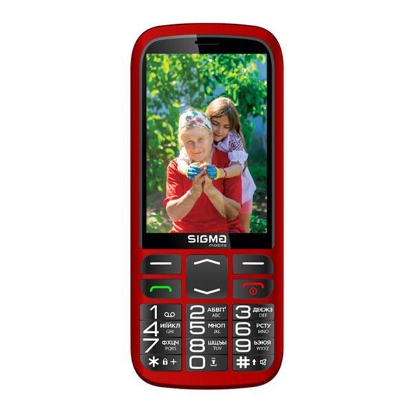 Телефон Sigma Comfort 50 CF211 Optima TYPE-C Red UA 04999 фото