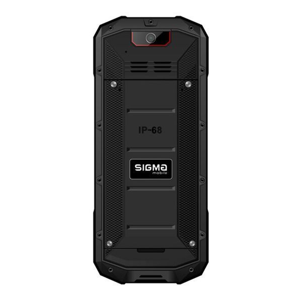 Телефон Sigma X-treme PA68 Black-Red UA 31787 фото