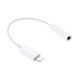 AUX Lightning SX-01 Jack adapter white 34746 фото 4