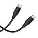 Cable Hoco Type-C to Type-C X124 60W/3A 1m black 44122 фото 3