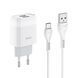 МЗП Hoco C73A 2.4A (2USB) + cable Type-C white 21361 фото 2