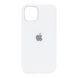 Silicone case Full iPhone 14 Plus white 45086 фото