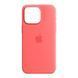 Silicone case iPhone 15 Pro with MagSafe guava 34563 фото 1