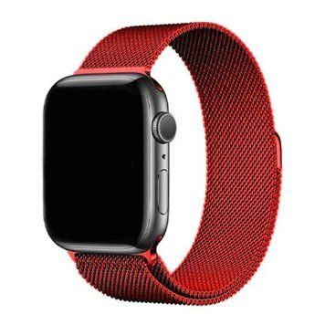Ремінець Apple watch 38/40mm Milanese Loop red 35584 фото
