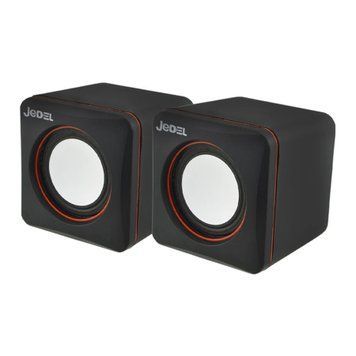Колонка для комп'ютера Jedel CK4 mini black-orange 42855 фото