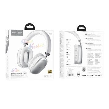 Навушники Big Bluetooth Hoco Apple AirPods W35 silver 38464 фото