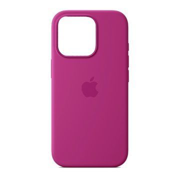 Silicone case iPhone 16 Pro with MagSafe fuchsia 40774 фото