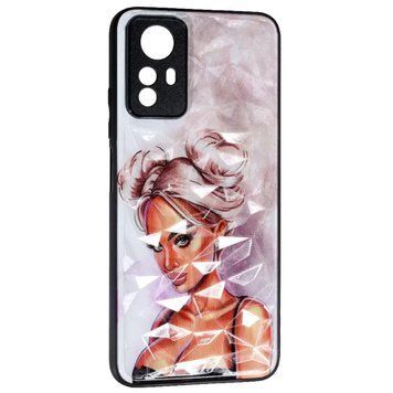 Силікон Realme C55 Glass Prisma Glamur girl 08928 фото