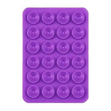 Силіконовий тримач-присоска двох стороння присоска purple 46235 фото