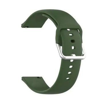 Універсальний ремінець 22mm silicone dark green 33281 фото