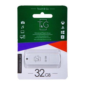 USB Flash 32 GB T&G 011 White UA 26257 фото