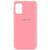 Silicone cover Full Samsung A11/A115 2020 pink 27089 фото