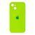 Silicone case Full camera iPhone 15 neon green 34437 фото
