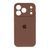 Silicone case Full Camera iPhone 17 Pro Max dark brown 45923 фото