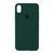 Silicone case Full iPhone Xs Max hunter green 35420 фото