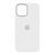 Silicone case iPhone 12 Pro Max with MagSafe white 03822 фото