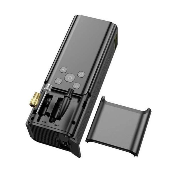 Автомобільний компресор Hoco ZP7 black 00046 фото