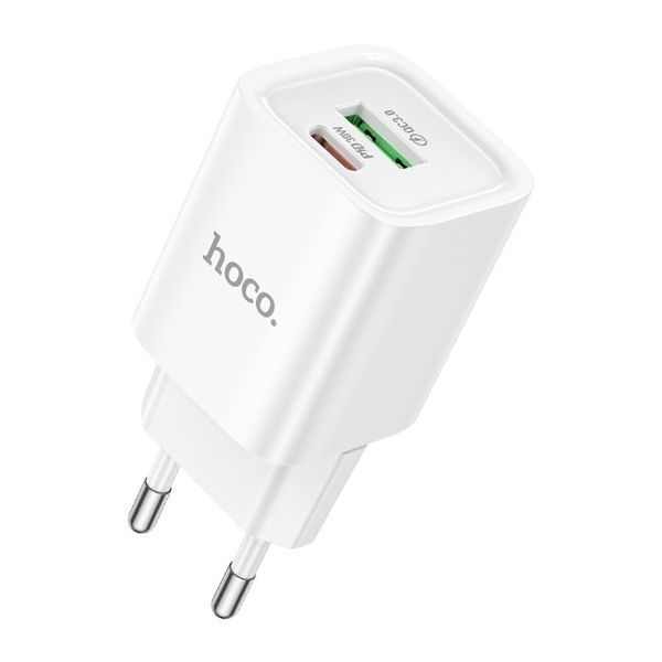 МЗП Hoco C149A PD30W/3A (1USB/1USB-C) white 44482 фото