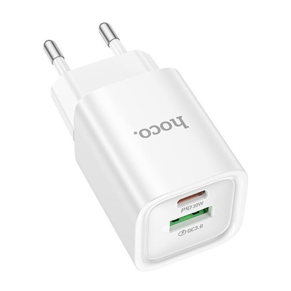 МЗП Hoco C149A PD30W/3A (1USB/1USB-C) white 44482 фото