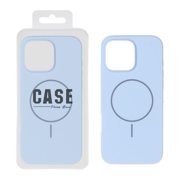 Silicone case iPhone 15 Pro Max with MagSafe Premium lilac 43355 фото