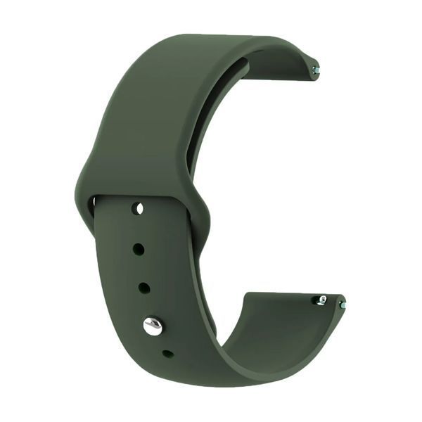 Універсальний ремінець 22mm silicone dark green 33281 фото