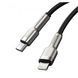 Cable Baseus Cafule Metal Type-C to Lightning PD 20W (1m) black 02955 фото 3