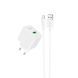 МЗП Hoco CS12A 18W/3A + cable Micro white 38085 фото 3
