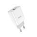 МЗП Hoco C80A PD 20W/3A (1USB-1USB-C) white 31487 фото 3