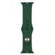 Ремінець Apple watch 38/40/41/SE silicone hunter green 27069 фото 1