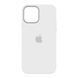 Silicone case iPhone 12 Pro Max with MagSafe white 03822 фото 1