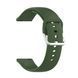 Універсальний ремінець 22mm silicone dark green 33281 фото 1