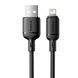 USB Cable Baseus Silky Series Fast Charging Lightning 2.4A (2m) black 45974 фото 4