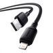USB Cable Baseus Silky Series Fast Charging Lightning 2.4A (2m) black 45974 фото 3